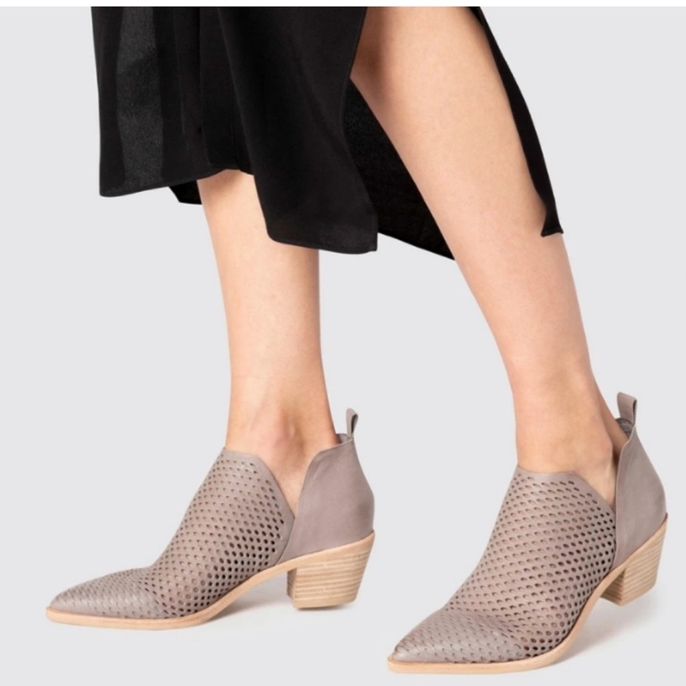DOLCE VITA Perforated Ankle Booties